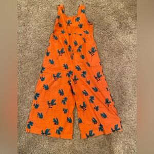 Bel Kazan Orange Floral Jumpsuit
